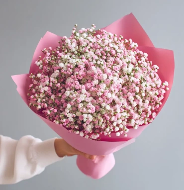 Монобукет из гипсофилы «Перламутровое облако»