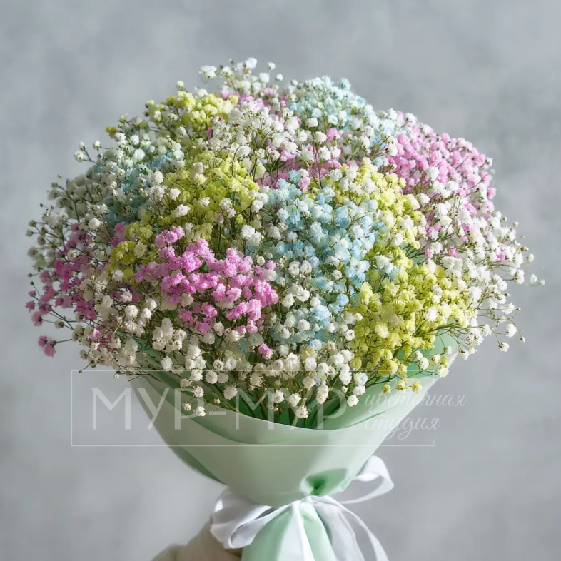 Монобукет из гипсофилы &laquo;Нежный акцент&raquo;