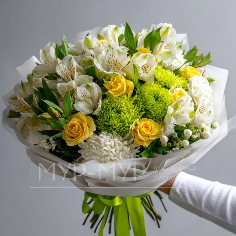 Букет с альстромериями &laquo;Мелодия лета&raquo;