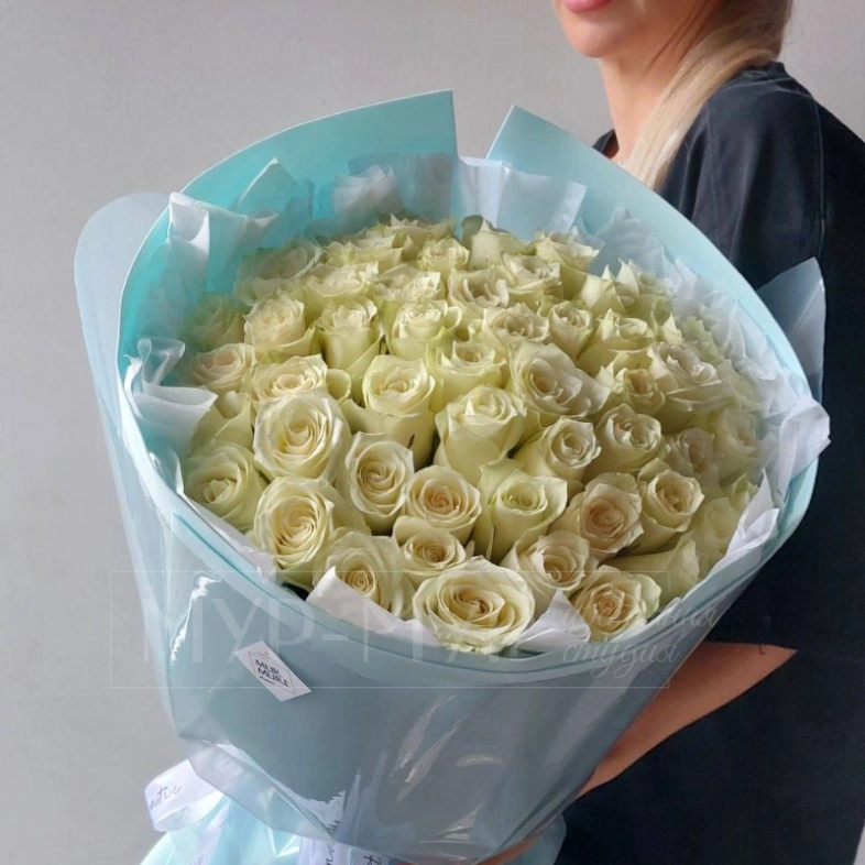51 Голландская белая роза