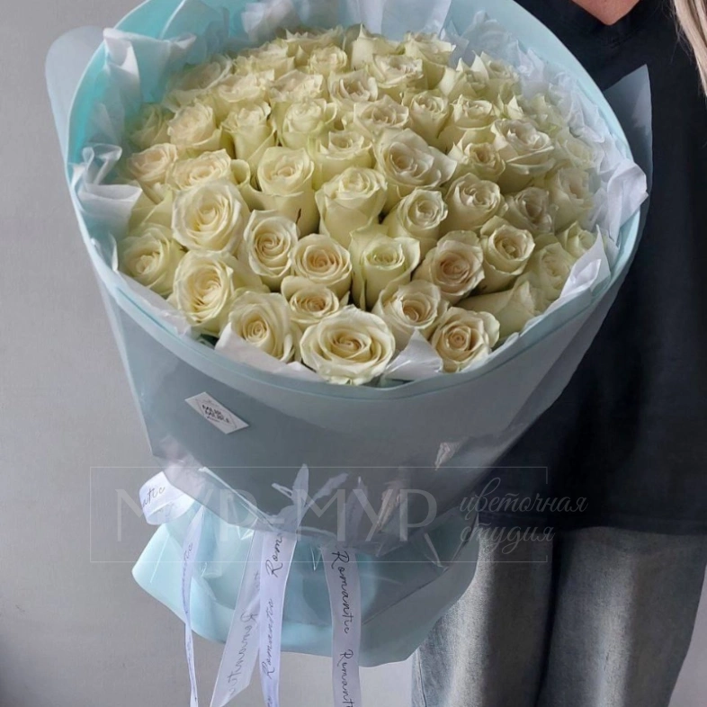 51 Голландская белая роза