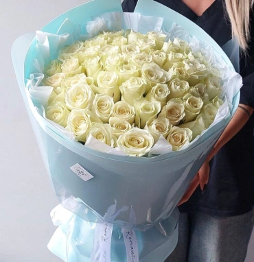 51 Голландская белая роза