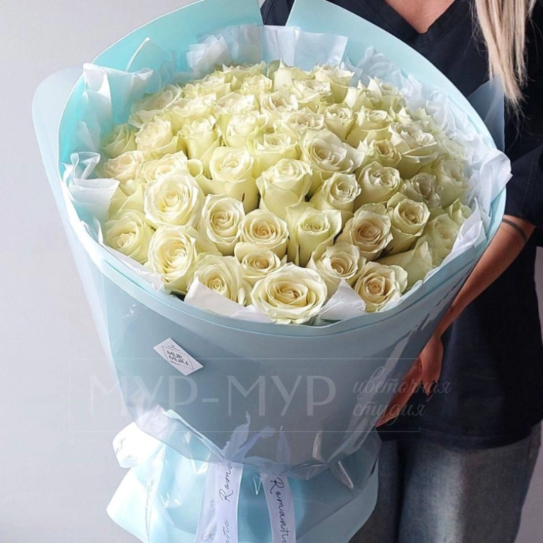 51 Голландская белая роза