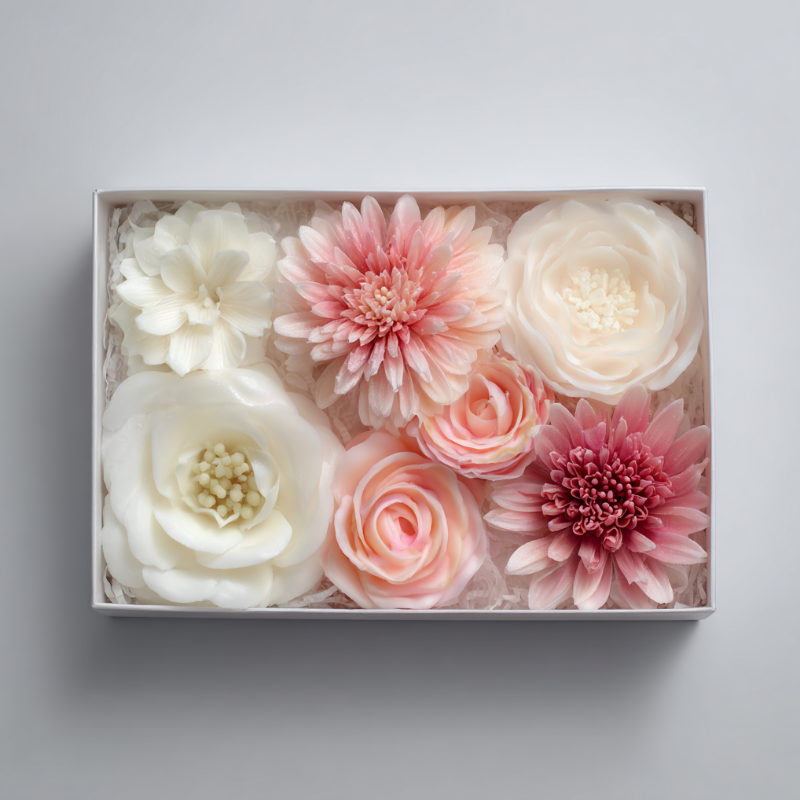 Набор цветов из мыла «Нежный рассвет»